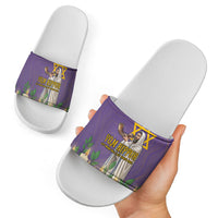 Yom Kippur Slide Sandals Shofar Blowing Jewish High Holy Day Tallit Star Of David