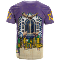 Yom Kippur T Shirt Shofar Blowing Jewish High Holy Day Tallit Star Of David