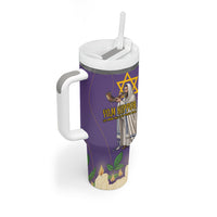 Yom Kippur Tumbler With Handle Shofar Blowing Jewish High Holy Day Tallit Star Of David