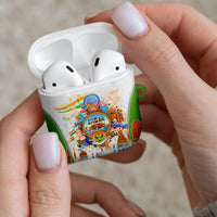 India Independence Day AirPods Case Indian Landmark Peacock Mandala Cultural Heritage