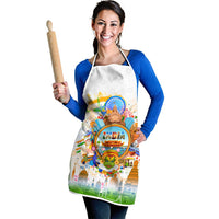 India Independence Day Apron Indian Landmark Peacock Mandala Cultural Heritage