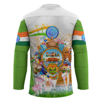 India Independence Day Hockey Jersey Indian Landmark Peacock Mandala Cultural Heritage