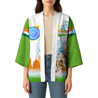 India Independence Day Kimono Indian Landmark Peacock Mandala Cultural Heritage