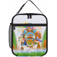 India Independence Day Lunch Bag Indian Landmark Peacock Mandala Cultural Heritage