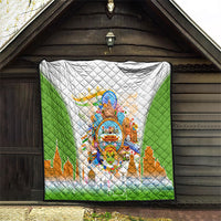 India Independence Day Quilt Indian Landmark Peacock Mandala Cultural Heritage