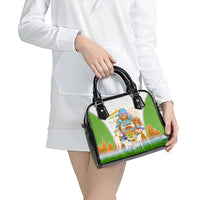India Independence Day Shoulder Handbag Indian Landmark Peacock Mandala Cultural Heritage