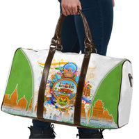 India Independence Day Travel Bag Indian Landmark Peacock Mandala Cultural Heritage
