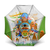 India Independence Day Umbrella Indian Landmark Peacock Mandala Cultural Heritage