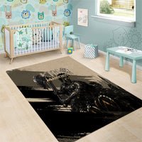 Agamemnon King Of Mycenae Area Rug Ancient Greek Warrior Armor Classic Mythology