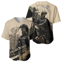 Agamemnon King Of Mycenae Baseball Jersey Ancient Greek Warrior Armor Classic Mythology
