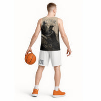 Agamemnon King Of Mycenae Basketball Jersey Ancient Greek Warrior Armor Classic Mythology