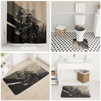 Agamemnon King Of Mycenae Bathroom Set Ancient Greek Warrior Armor Classic Mythology