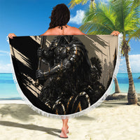 Agamemnon King Of Mycenae Beach Blanket Ancient Greek Warrior Armor Classic Mythology