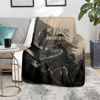 Agamemnon King Of Mycenae Blanket Ancient Greek Warrior Armor Classic Mythology