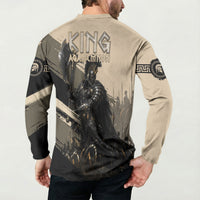 Agamemnon King Of Mycenae Button Sweatshirt Ancient Greek Warrior Armor Classic Mythology