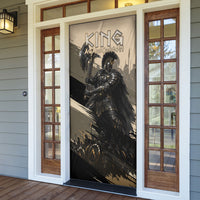 Agamemnon King Of Mycenae Door Cover Ancient Greek Warrior Armor Classic Mythology
