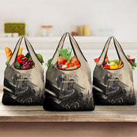 Agamemnon King Of Mycenae Grocery Bag Ancient Greek Warrior Armor Classic Mythology