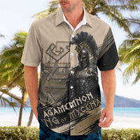 Agamemnon King Of Mycenae Hawaiian Shirt Ancient Greek Warrior Armor Classic Mythology