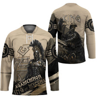 Agamemnon King Of Mycenae Hockey Jersey Ancient Greek Warrior Armor Classic Mythology