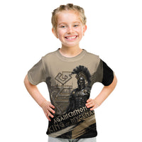 Agamemnon King Of Mycenae Kid T Shirt Ancient Greek Warrior Armor Classic Mythology