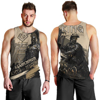 Agamemnon King Of Mycenae Men Tank Top Ancient Greek Warrior Armor Classic Mythology