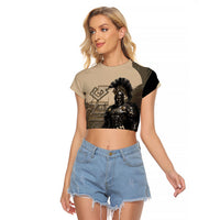 Agamemnon King Of Mycenae Raglan Cropped T Shirt Ancient Greek Warrior Armor Classic Mythology