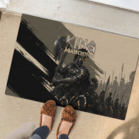 Agamemnon King Of Mycenae Rubber Doormat Ancient Greek Warrior Armor Classic Mythology