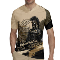 Agamemnon King Of Mycenae Rugby Jersey Ancient Greek Warrior Armor Classic Mythology