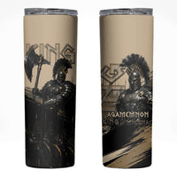 Agamemnon King Of Mycenae Skinny Tumbler Ancient Greek Warrior Armor Classic Mythology