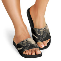 Agamemnon King Of Mycenae Slide Sandals Ancient Greek Warrior Armor Classic Mythology