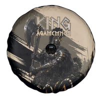 Agamemnon King Of Mycenae Spare Tire Cover Ancient Greek Warrior Armor Classic Mythology