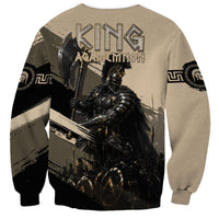 Agamemnon King Of Mycenae Sweatshirt Ancient Greek Warrior Armor Classic Mythology