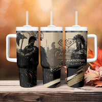 Agamemnon King Of Mycenae Tumbler With Handle Ancient Greek Warrior Armor Classic Mythology