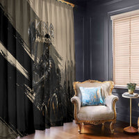 Agamemnon King Of Mycenae Window Curtain Ancient Greek Warrior Armor Classic Mythology
