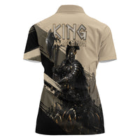 Agamemnon King Of Mycenae Women Polo Shirt Ancient Greek Warrior Armor Classic Mythology