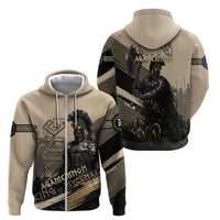 Agamemnon King Of Mycenae Zip Hoodie Ancient Greek Warrior Armor Classic Mythology