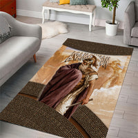 King Of Mycenae Agamemnon Area Rug Ancient Greek Mythology Classic Warrior Painting