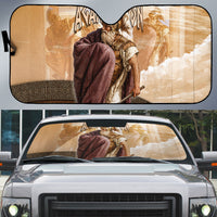 King Of Mycenae Agamemnon Auto Sun Shade Ancient Greek Mythology Classic Warrior Painting
