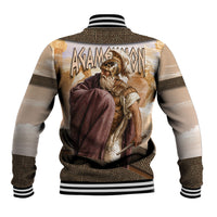 King Of Mycenae Agamemnon Baseball Jacket Ancient Greek Mythology Classic Warrior Painting