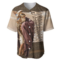 King Of Mycenae Agamemnon Baseball Jersey Ancient Greek Mythology Classic Warrior Painting