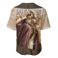 King Of Mycenae Agamemnon Baseball Jersey Ancient Greek Mythology Classic Warrior Painting