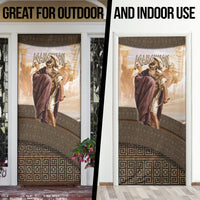 King Of Mycenae Agamemnon Door Cover Ancient Greek Mythology Classic Warrior Painting