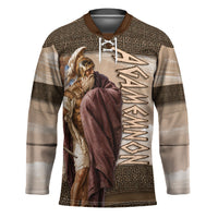King Of Mycenae Agamemnon Hockey Jersey Ancient Greek Mythology Classic Warrior Painting
