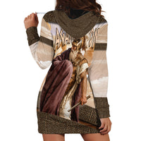 King Of Mycenae Agamemnon Hoodie Dress Ancient Greek Mythology Classic Warrior Painting