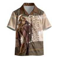 King Of Mycenae Agamemnon Kid Hawaiian Shirt Ancient Greek Mythology Classic Warrior Painting