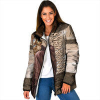 King Of Mycenae Agamemnon Padded Jacket Ancient Greek Mythology Classic Warrior Painting