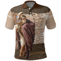 King Of Mycenae Agamemnon Polo Shirt Ancient Greek Mythology Classic Warrior Painting