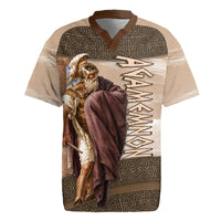 King Of Mycenae Agamemnon Rugby Jersey Ancient Greek Mythology Classic Warrior Painting