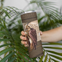 King Of Mycenae Agamemnon Skinny Tumbler Ancient Greek Mythology Classic Warrior Painting
