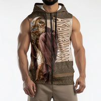 King Of Mycenae Agamemnon Sleeveless Zip Hoodie Ancient Greek Mythology Classic Warrior Painting
